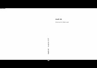 Audi A4 - Owners Manual 2008 EN